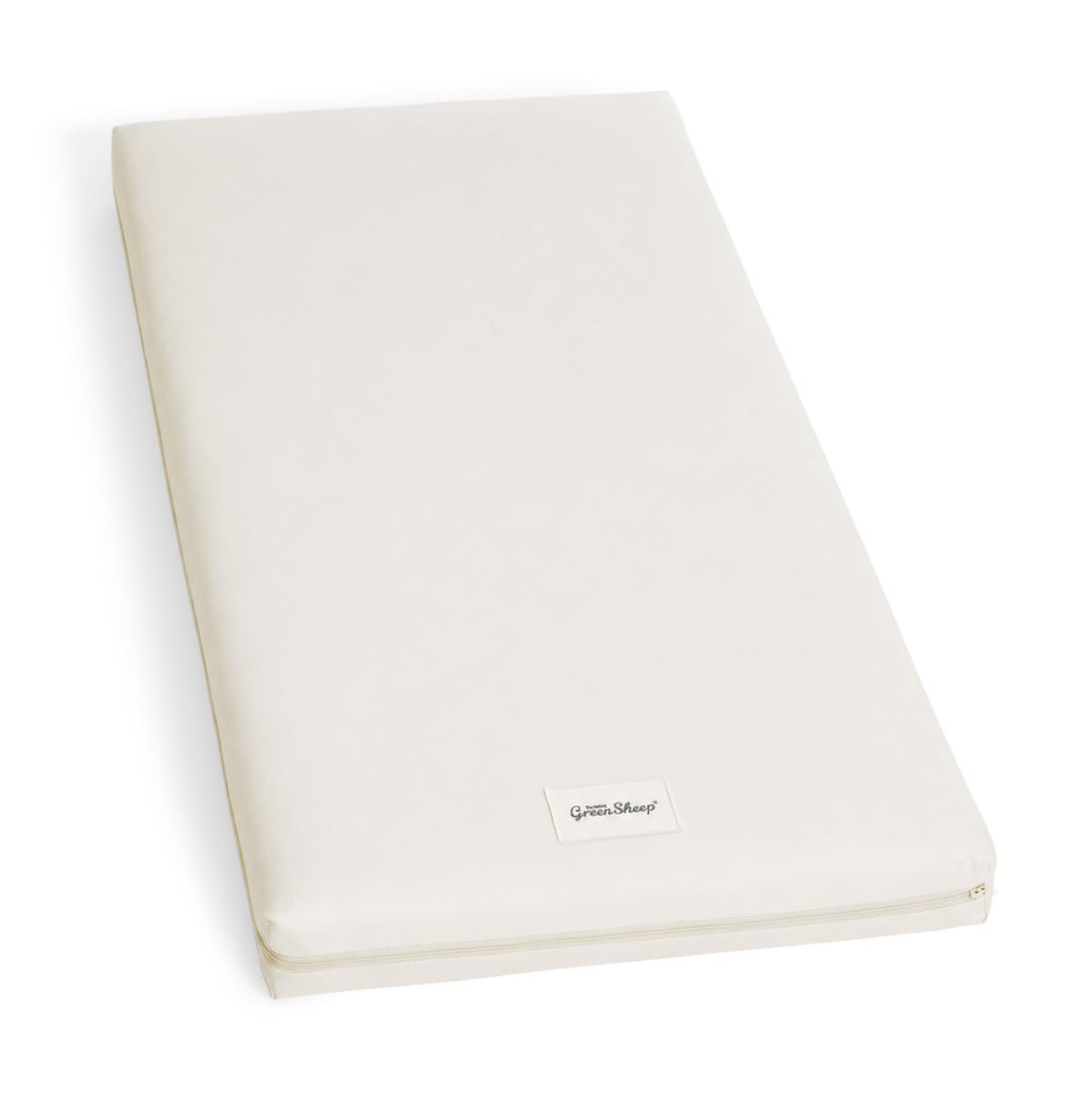 The Little Green Sheep Organic Wool Cot Mattress, Breathable Natural Mattress, 120x60cm