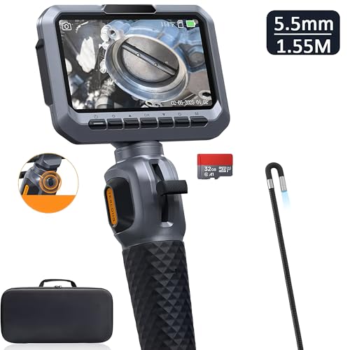 Endoscope orientable à 420° avec sonde fine de 5.5mm et grand écran 1080P