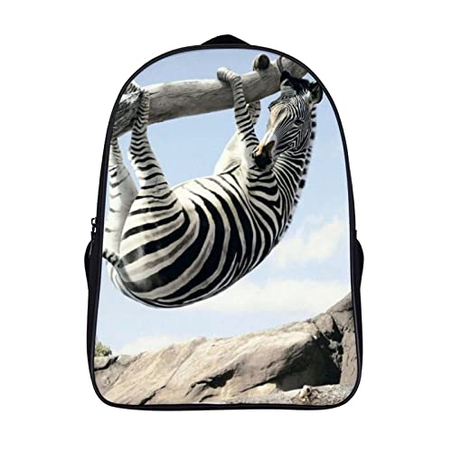 Sac à dos d'école enfants imprimé zèbre 3D une idée de cadeau de rentrée idéale