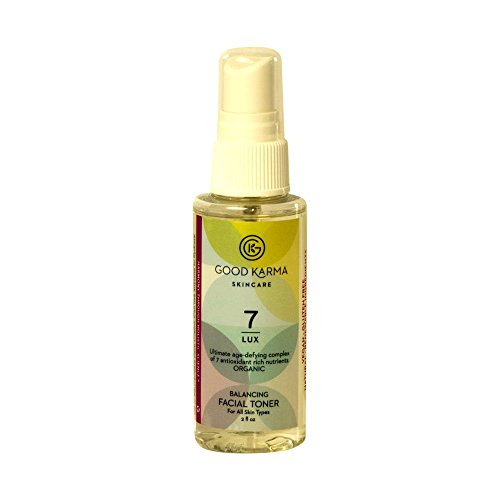 Lux 7 Balancing Facial Toner, pH Balanced For All Skin Types, Holistically Formulated by Good Karma Skincare, Gluten Free, Vegan