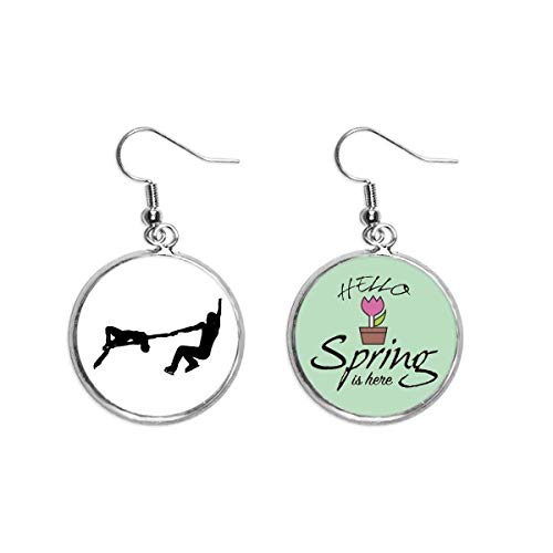 Pendientes de patinaje un regalo ideal de deportes y educación física para jugadoras de éxito