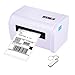 Desktop Thermal Label Printer for 4x6 Shipping Package Label Maker 160mm/s High Speed USB&BT Connection Thermal Sticker Printer Max.110mm Paper Width Compatible with Amazon UPS Ebay Shopify FedEx