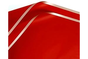 Big Red OPHRBU 20Sheets Waterproof Red Color Wrapping Paper
