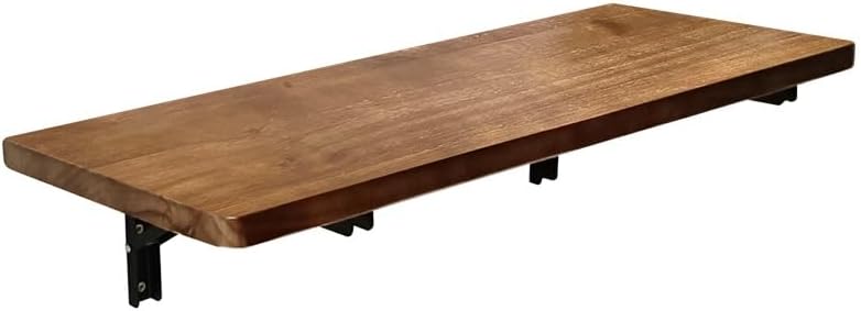 Space-Saving Foldable Wall-Mounted Table - Compact Drop-Leaf Workbench for Offices, Study Rooms & Restaurants - Versatile Hanging Desk for Small Spaces