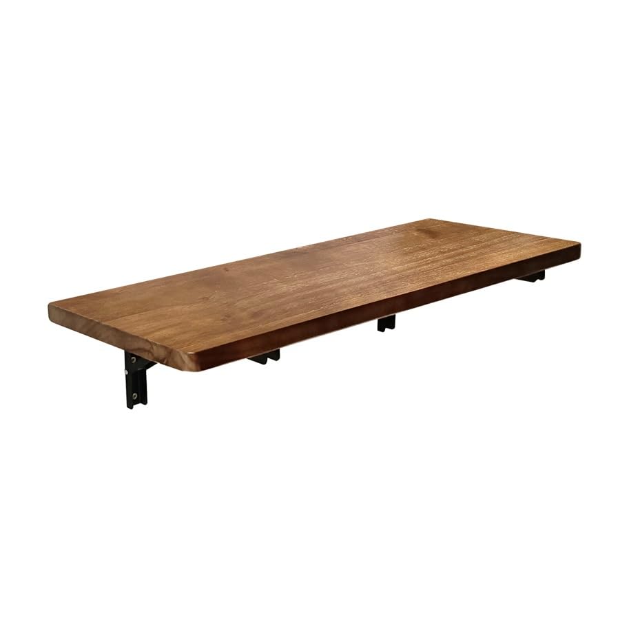 Mesa plegable de pared con hojas caídas – Banco de trabajo colgante que ahorra espacio para espacios compactos – Fácil almacenamiento y uso versátil en oficinas, salas de estudio, restaurantes