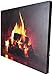 Produktbild infactory LED Bild Kaminfeuer: Animiertes LED-Wandbild Kaminfeuer, 40 x 30 cm (Kamin Bild, Wandbild Kamin, Elektrokamin)