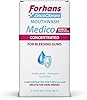 Forhans, Collutorio Medico Concentrato, Azione d'Urto, con Zinco Cloruro, Azione Antisettica, Antibatterica, Astringente e Antinfiammatoria, Gengive Sane, Non Macchia i Denti, 75 ml