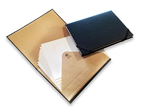 Field Artist 5 x 7 in. Watercolor POCHETTE - Masters Series Box Set with 25 Loose Sheets of 300 GSM, Cold Press, Acid-Free, 100% Recycled Watercolor Paper