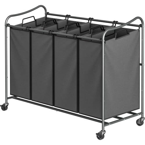 Simple Houseware 4-Bag Laundry Sorter