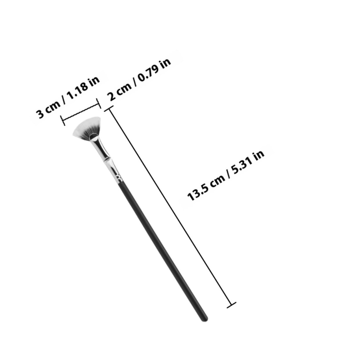 Mascara Brush for Lashes Lash Fan Applicator Tool Makeup Brush Sturdy Handle