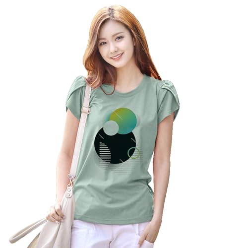 Image of Venisa Lycra Printed Casual Wear Tshirt