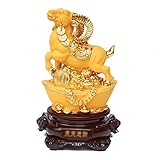 Verzierung Wohnzimmer Dekoration Schaf Dekoration Büro Handwerk Dekoration Wohnzimmer Studie Dekoration Dekoration Einweihungsparty Geburtstagsgeschenk (Color : Gold, Size : 18 * 16 * 30cm)