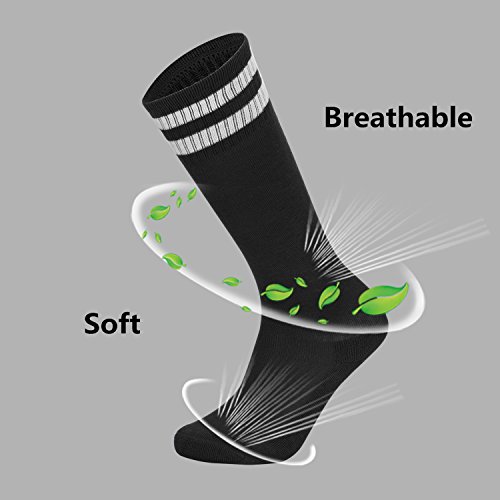 Soccer Shin Pad Over Knee Soccer Socks 2 Pairs Kids Leg Carf Protective Shin Pads Adjustable Perforated Breathable Guard Board And Impact Resistant Soccer Guards Socks Black #TOP2