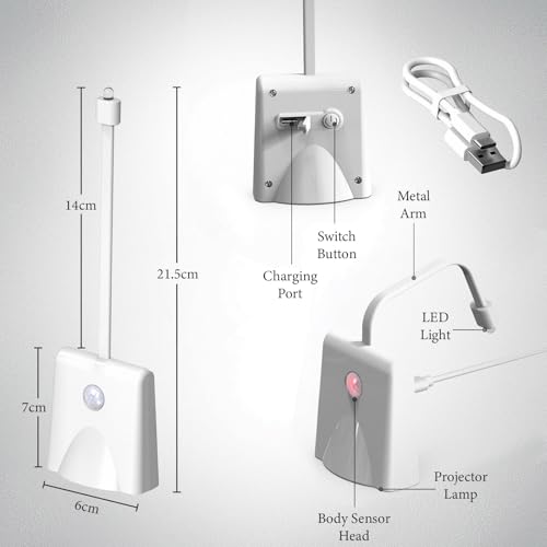 Bewegungsmelder-Toiletten-Nachtlicht, WC-Sitzbeleuchtung, wasserdichte Toilettenleuchte mit 16 Farben, wiederaufladbare Toilettenleuchte per USB, mit Bewegungsmelder,für alle Toiletten geeignet