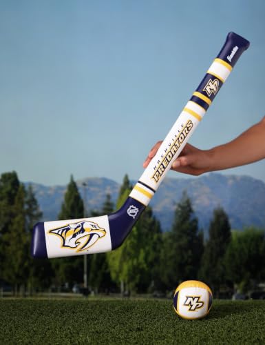 Image of Franklin Sports NHL Team Mini Soft Hockey Stick Set - NHL Team Soft Foam Mini Hockey Stick and Ball - Great Toy for Kids