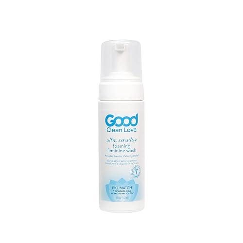 Good Clean Love Jabón femenino de espuma ultra sensible, jabón vaginal con pH equilibrado para mujeres con ingredientes naturales, a base de agua