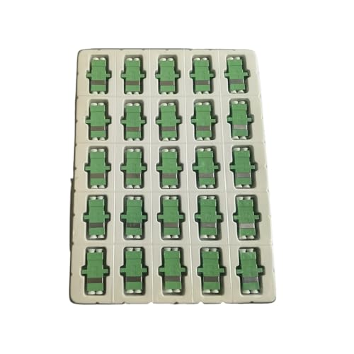 Adaptateur fibre optique 50pcs LC APC Duplex OM4 avec manchon céramique