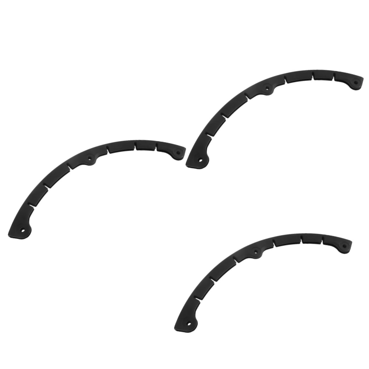 GANAZONO Tiras De Parachoques De Esquí Borde Soportes De Patineta Estante Parachoques De Cubierta para Monopatín Patinar Parachoques De Patineta Anticolisión Accesorio De Skate Pbt Black