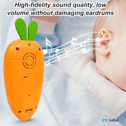 Image of FunBlast Cartoon Musical Mobile Phone for Kids, Mobile with Light & Sound Toys for Babies | Educational Toys for Kids 3+ Years /Boys /Girls-1 Unit (Orange)