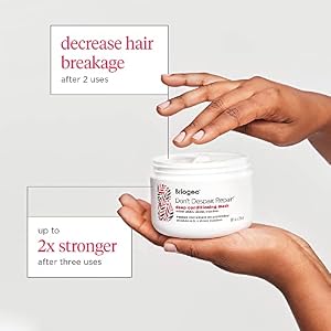 Briogeo Don’t Despair, Repair Deep Conditioning Hair Mask for Dry, Damaged or Color Treated Hair | Repairs Straight, Wavy and Curly Hair | Vegan, Phalate & Paraben-Free | 8 Ounces - immagine 3