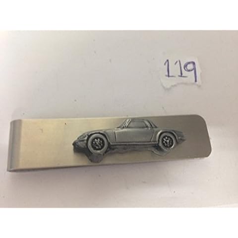 Stainless Steel Money Clip with Lotus Emblem Cover
