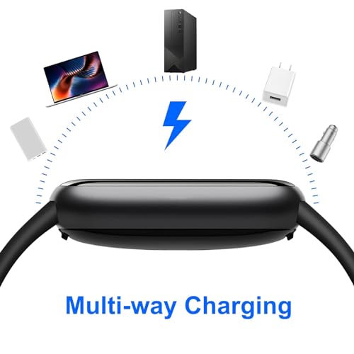 Carregador de relógio inteligente carregador usb adaptador magnético cabo preto carregamento rápido