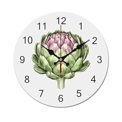 Artichoke Hand Drawn Round Wall Clock Wood Easy to Read Fashion Home Wall Art Decor Artichoke Hand Drawn Round Wall Clock Wood Easy to Read Fashion Home Wall Art Decor product