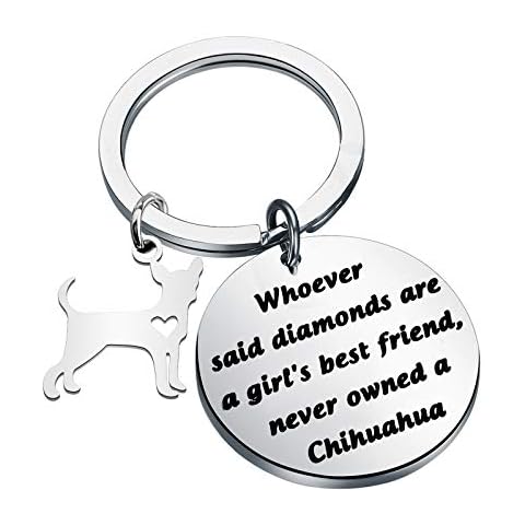 KUIYAI Chihuahua Keychain Gift for Dog Lovers Cover