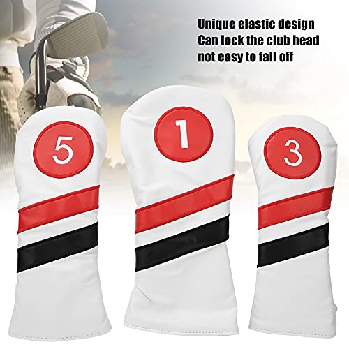 Alomejor 3PCS Copricapo per Mazze da Golf