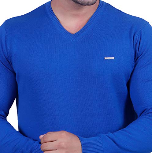 Image of GODFREY V Neck Full Sleeve Sweater for Man Winter Pullover