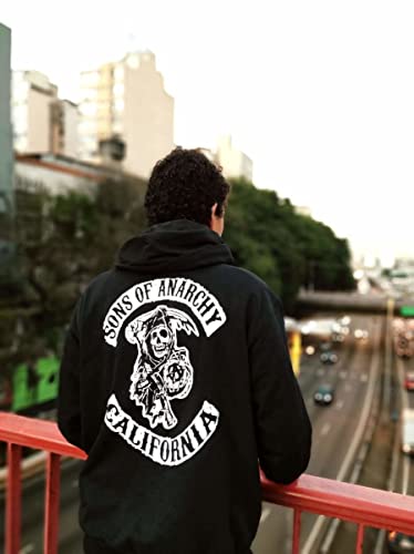 Moletom Masculino Samcro Sons Of Anarchy Série #2 Tamanho:P;Cor:Preto