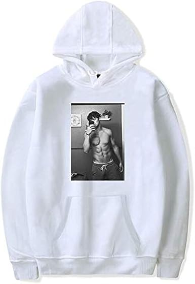 CQXSKWZ Noah Beck Merch Love Hoodies Sweatshirt Men/Women Sway House Fans  Hip Hop Clothes (White3,Medium) : Amazon.co.uk: Clothing