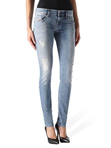 Jeans Diesel Grupee 0851Y slim pour femme en denim stretch