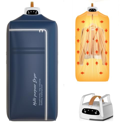 Mitnoty Secadora De Ropa Portátil, Mini Secadora Compacta, Máquina De Secado Rápido Mejorada Con Temporizador Ajustable Y Calor Que Reduce Las Mitnoty Secadora De Ropa Portátil, Mini Secadora Compacta, Máquina De Secado Rápido Mejorada Con Temporizador Ajustable Y Calor Que Reduce Las