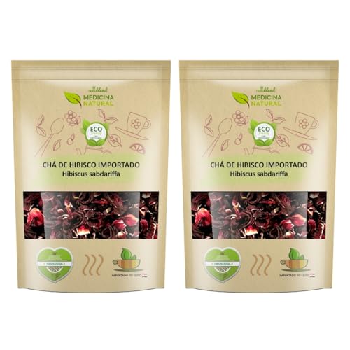 Medicina Natural - Chá de Hibisco Importado, Kit com 2 Pacotes