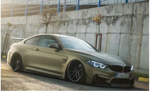 Image of WISDOM Matte Satin Milltry Green Vinyl Car Wrap Air Release, Self Adhesive, Vehicle wrap Sheet for Automotive Bike DIY Exterior Interior Decoration (MILLTRY Green, 20 Inch X 12 Feet)