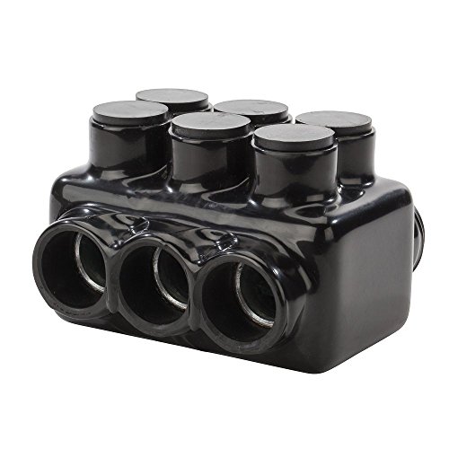 Conector Polaris resistente con 3 puertos para empalmes eléctricos seguros