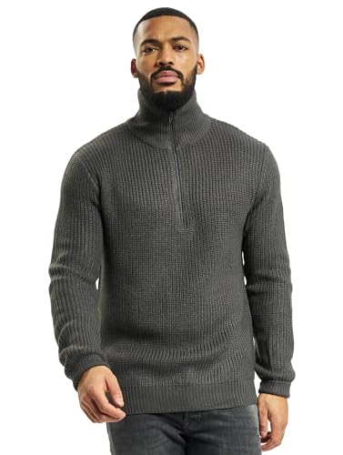 Brandit Marine Pullover Troyer, Farbe: anthrazit, Größe: L 52