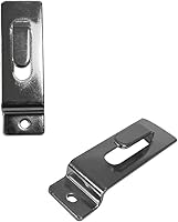 Vista 3 de Gancho de una sola muesca para tablillas, cromo, juego de 2 piezas