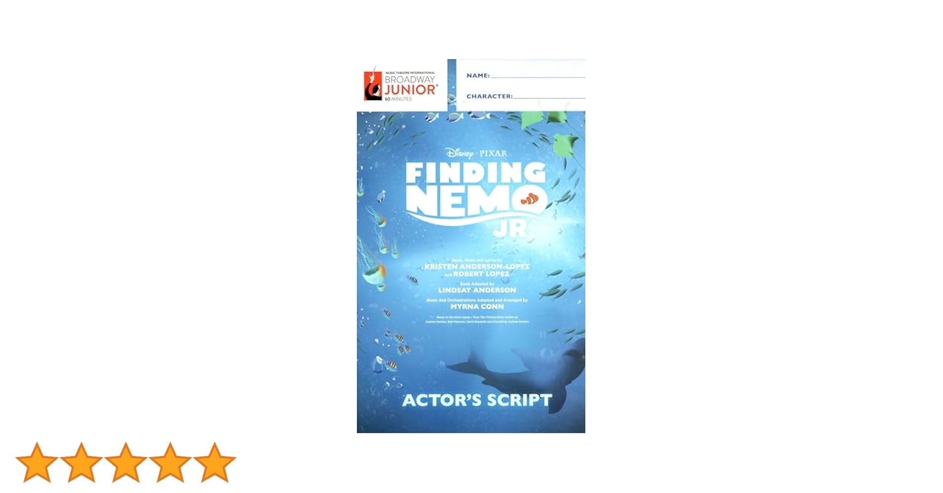 Finding Nemo Jr. Actor's Script: Robert Lopez, Kristen Anderson-Lopez: Amazon.com: Books finding-nemo-jr-actor-s-script-robert-lopez-kristen-anderson-lopez-amazon-com-books