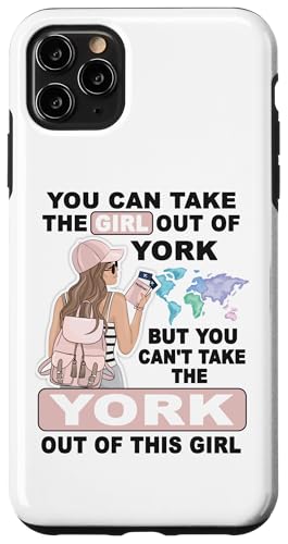 Coque pour iPhone 11 Pro Max Proud York Girl - Fille cool de York City