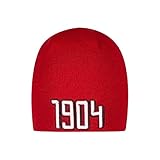 1904 geprägt Benfica SL Reversible Beanie, Unisex Erwachsene, Red/Grey, One Size