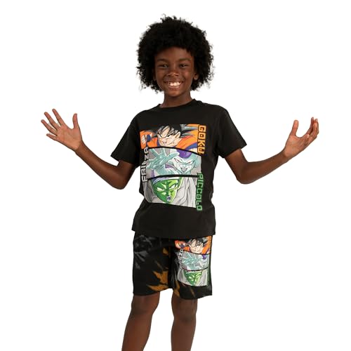 Dragon Ball Z Goku, Frieza, and Piccolo Short Sleeve Tee and Lounge Shorts 2-Piece Set2