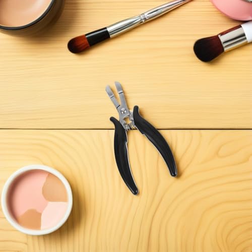 Pinces extensions cheveux chrome outil multi-usage net-tooth pour pose ruban et perles - 5