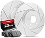 R1 Concepts Rear Brakes and Rotors Kit |Rear Brake Pads| Brake Rotors and Pads| Optimum OEp Brake Pads and Rotors |fits 2013-2021 Audi A3, A3 Quattro, A3 Sportback e-tron, Volkswagen e-Golf