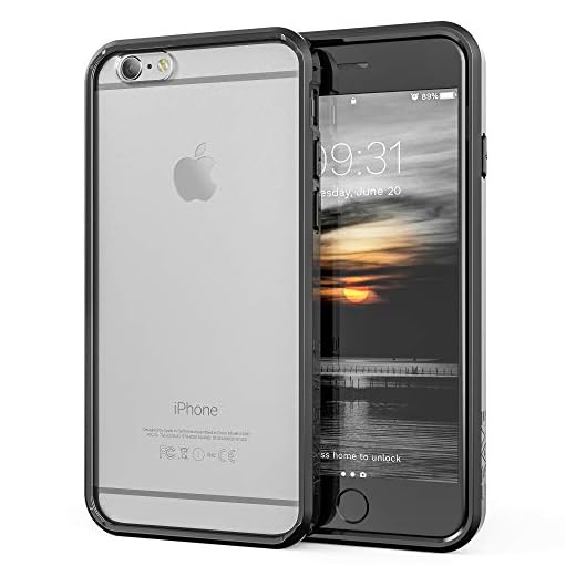 iPhone 6s Case, iPhone 6 Case, Crave Slim Guard Protection Series Case for iPhone 6 6s (4.7 Inch) - Black
