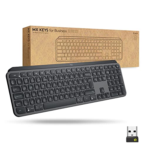 Logitech MX Keys Wireless Illuminated Keyboard for...