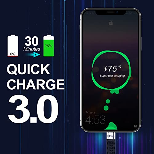 Rixmie Short USB C Cable [5.5 inch], USB A to USB C Short Cable, 10Gbps Data Transfer, 3.0 QC Fast Charging, Compatible with Samsung Galaxy S23 S22 iPhone 15 Pro/15ProMax/15/15Plus MacBook Air/Pro