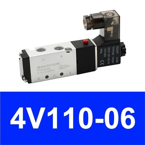 Électrovanne 5 voies pour contrôler un vérin pneumatique double effet 4V110-06 - 3