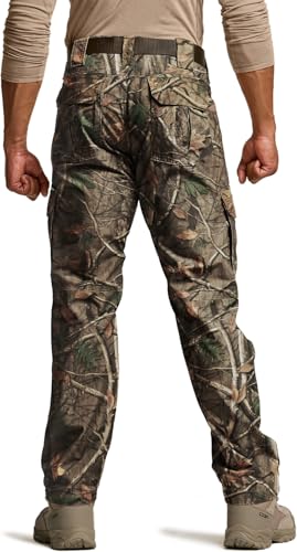 Image of CQR Men's Tactical Pants, Water Resistant Ripstop Cargo Pants, Lightweight EDC Work Hiking Pants, Outdoor Apparel